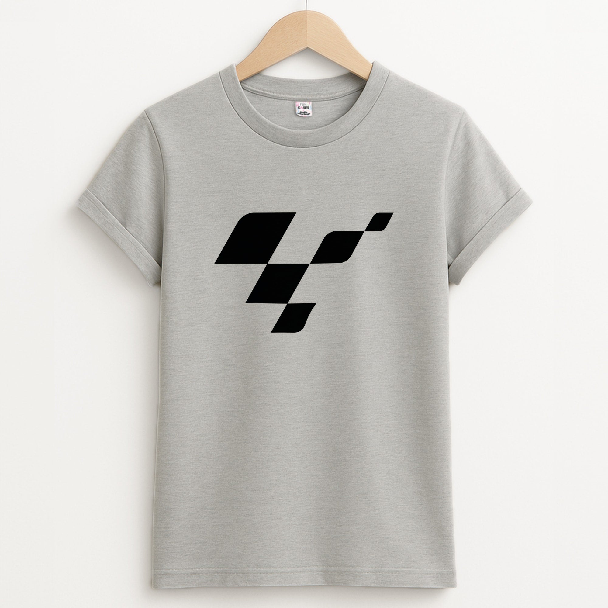 logo - Motorbike Unisex Grey T-Shirt