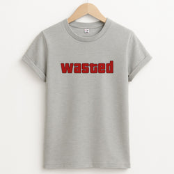 Wasted - Video Game Unisex Grey T-Shirt
