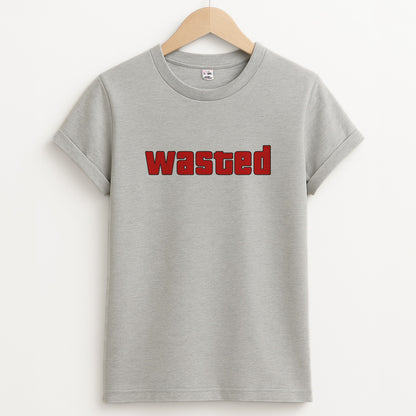 Wasted - Video Game Unisex Grey T-Shirt