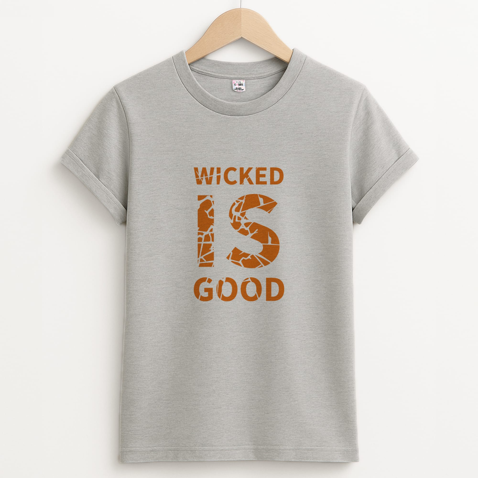 Wicked Is Good - Maze Unisex Grey T-Shirt