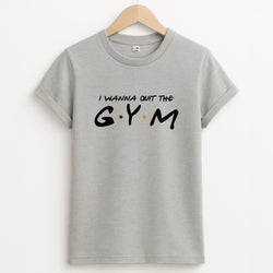 I Wanna Quit The GYM Unisex Grey T-Shirt