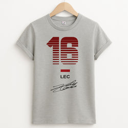Leclerc - F1 Unisex Grey T-Shirt
