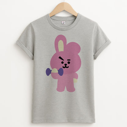 Cooky 21 - K Pop Unisex Grey T-Shirt