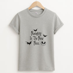 Naughty Is The New Nice Unisex Grey T-Shirt