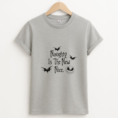 Naughty Is The New Nice Unisex Grey T-Shirt