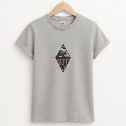 Flying Car Unisex Grey T-Shirt