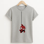 Gray Hanging Spider Hero T-Shirt 2