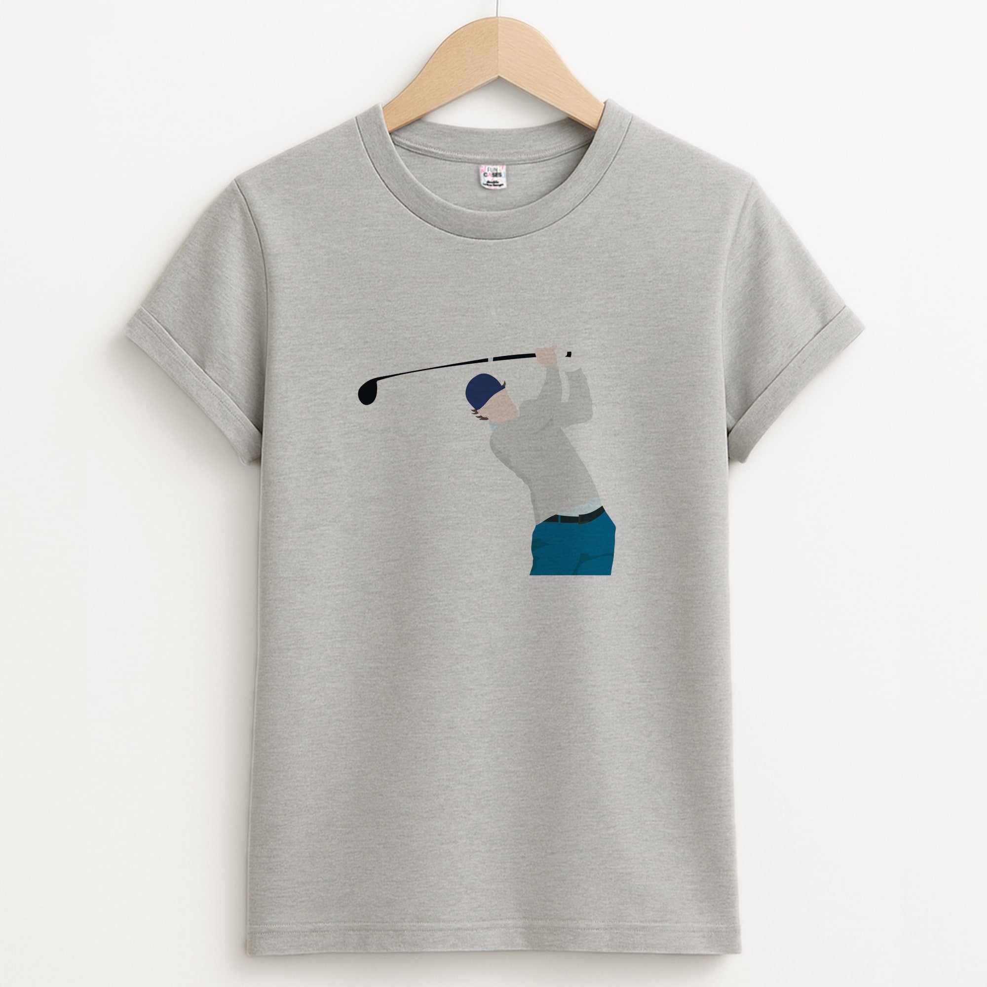 Ryder - Golf Unisex Grey T-Shirt