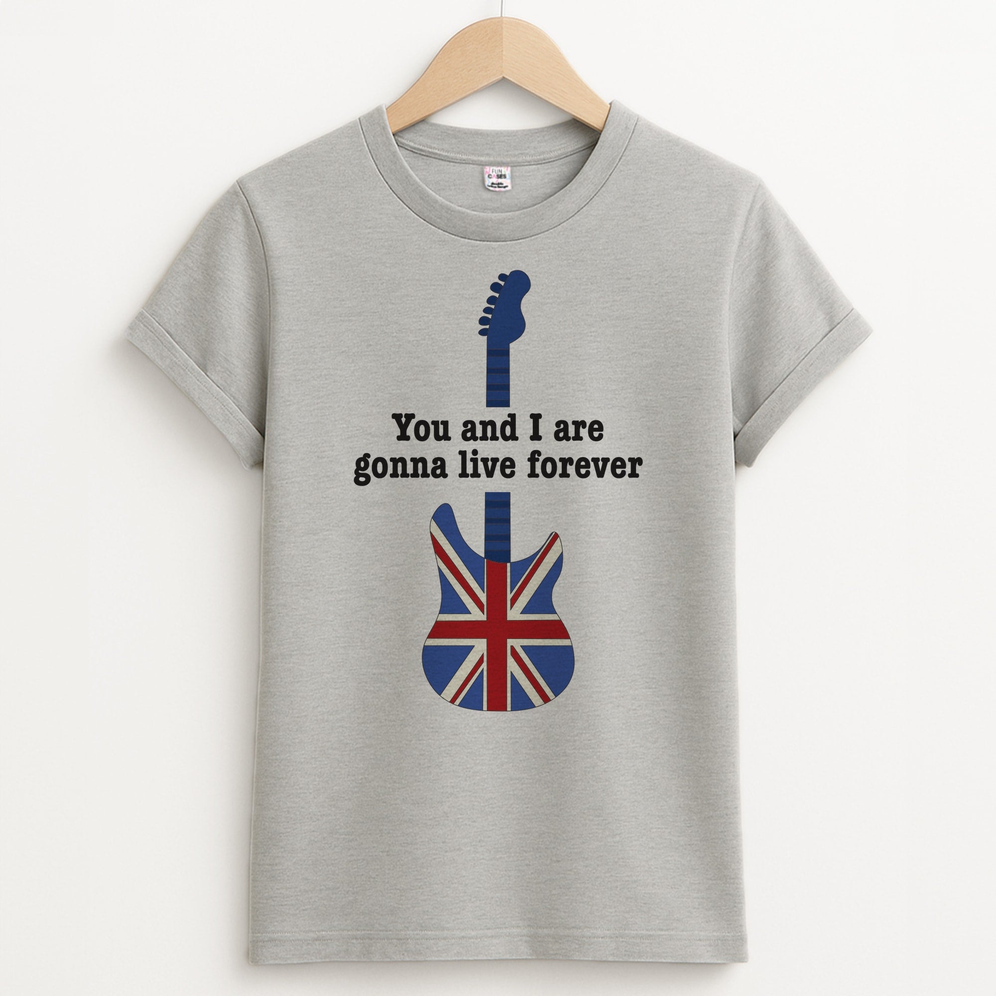 You And I Are Gonna Live Forever Unisex Grey T-Shirt