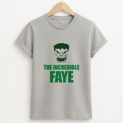 Hulk - Personalised Superhero Comic Unisex Grey T-Shirt