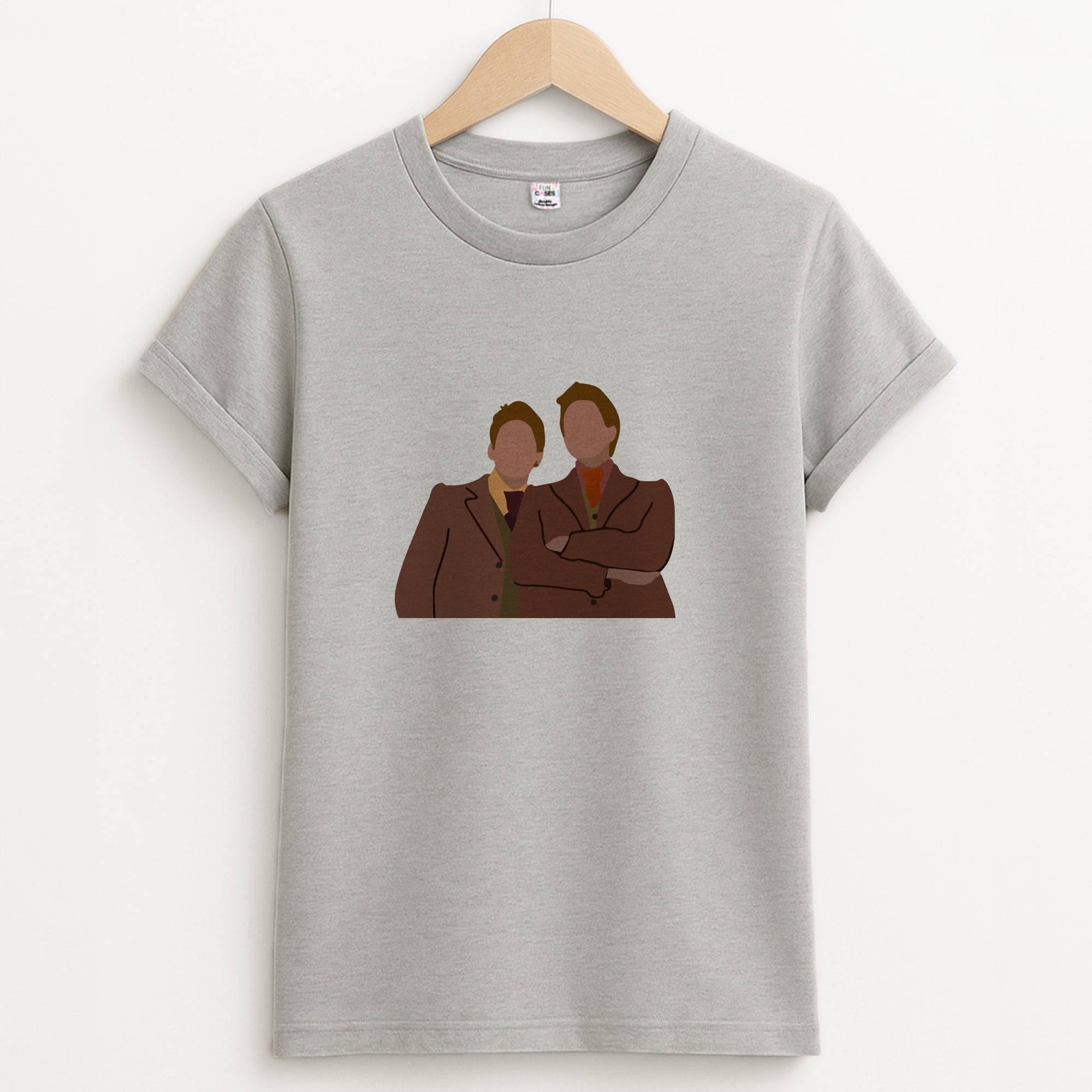 Fred And George Unisex Grey T-Shirt
