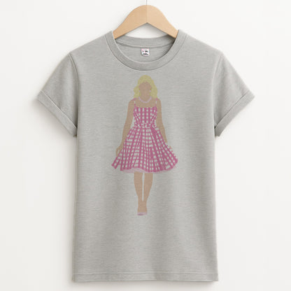 Pink Dress - Margot Unisex Grey T-Shirt