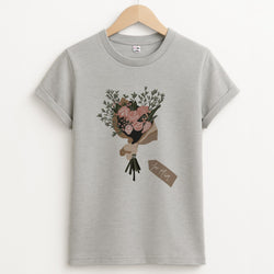 Mum Bouquet - Mother's Day Unisex Grey T-Shirt