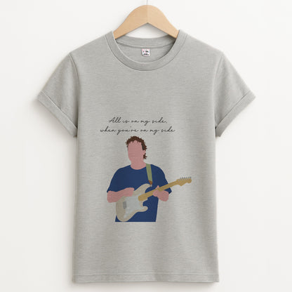 All Is On My Side Pink Unisex Grey T-Shirt