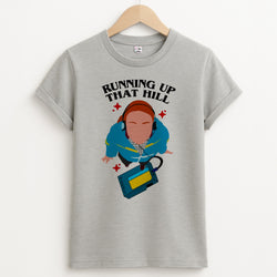 Running Up That Hill Unisex Grey T-Shirt