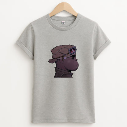 Purple 2d Unisex Grey T-Shirt
