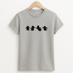 Halloween Pattern 8 Unisex Grey T-Shirt