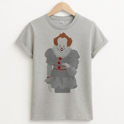 Pennywise - Clown Unisex Grey T-Shirt