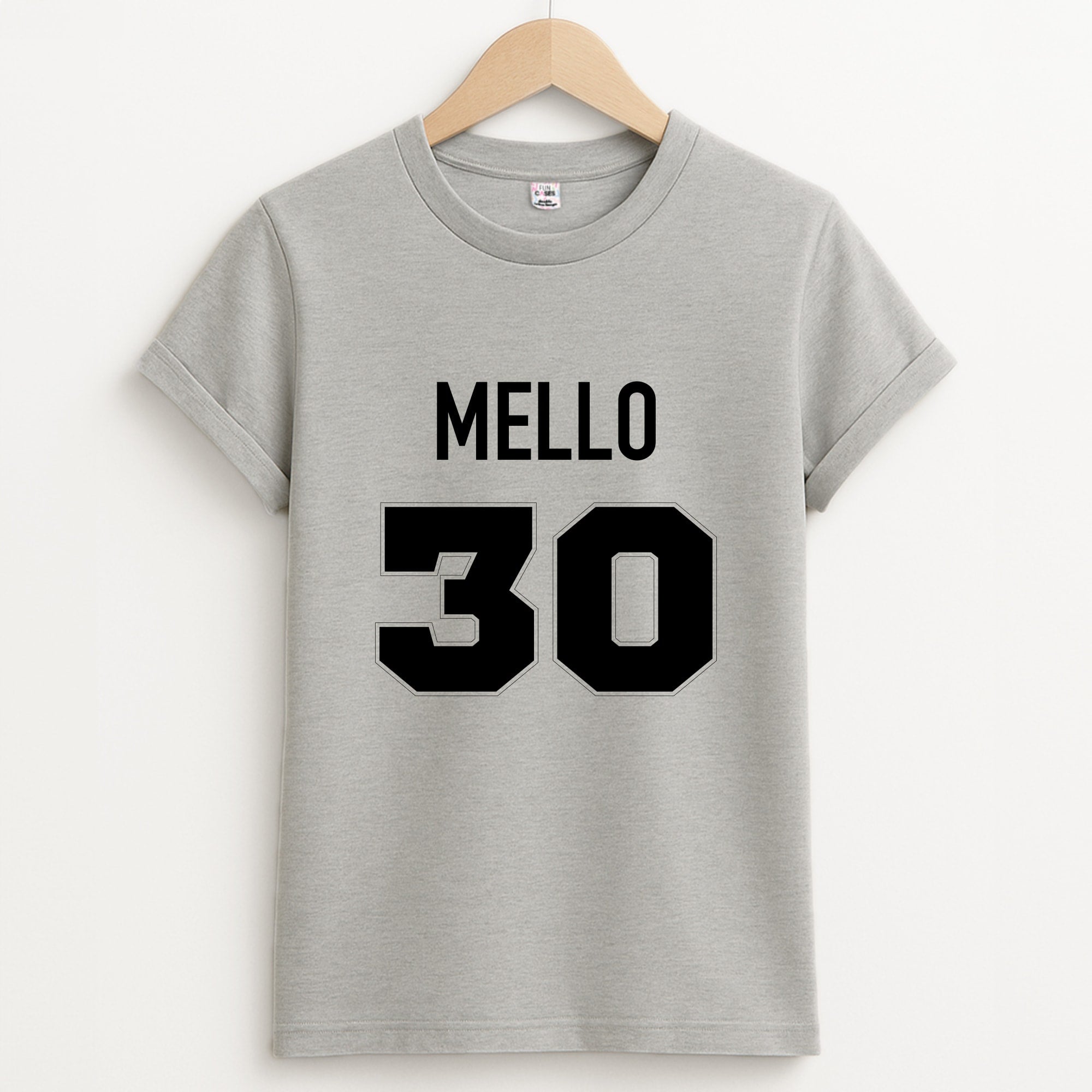 Mello 30  Unisex Grey T-Shirt