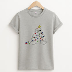 Baymax Christmas Unisex Grey T-Shirt