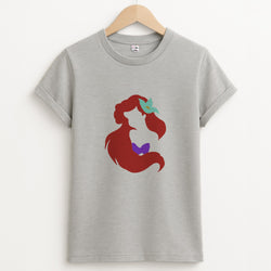Ariel Unisex Grey T-Shirt