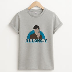 Allons-y - Doctor Who Unisex Grey T-Shirt