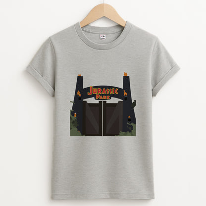 The gate - Dinosaur Park Unisex Grey T-Shirt