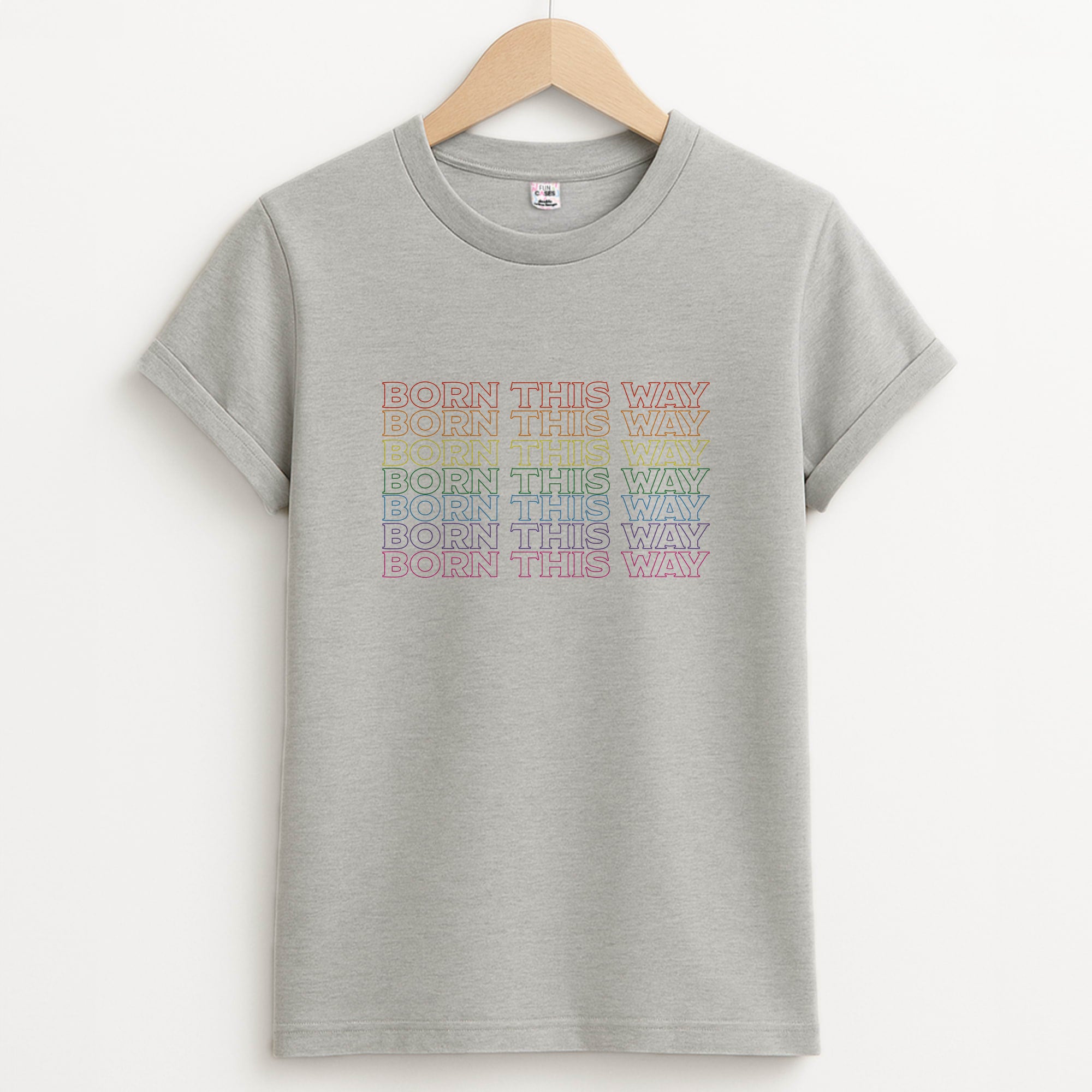 Born This Way - Pride Unisex Grey T-Shirt