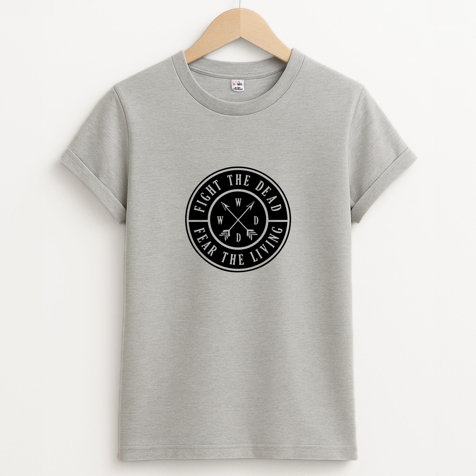Fight The Dead, Fear The Living - TWD Unisex Grey T-Shirt
