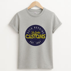 Los Santos Customs - Video Game Unisex Grey T-Shirt