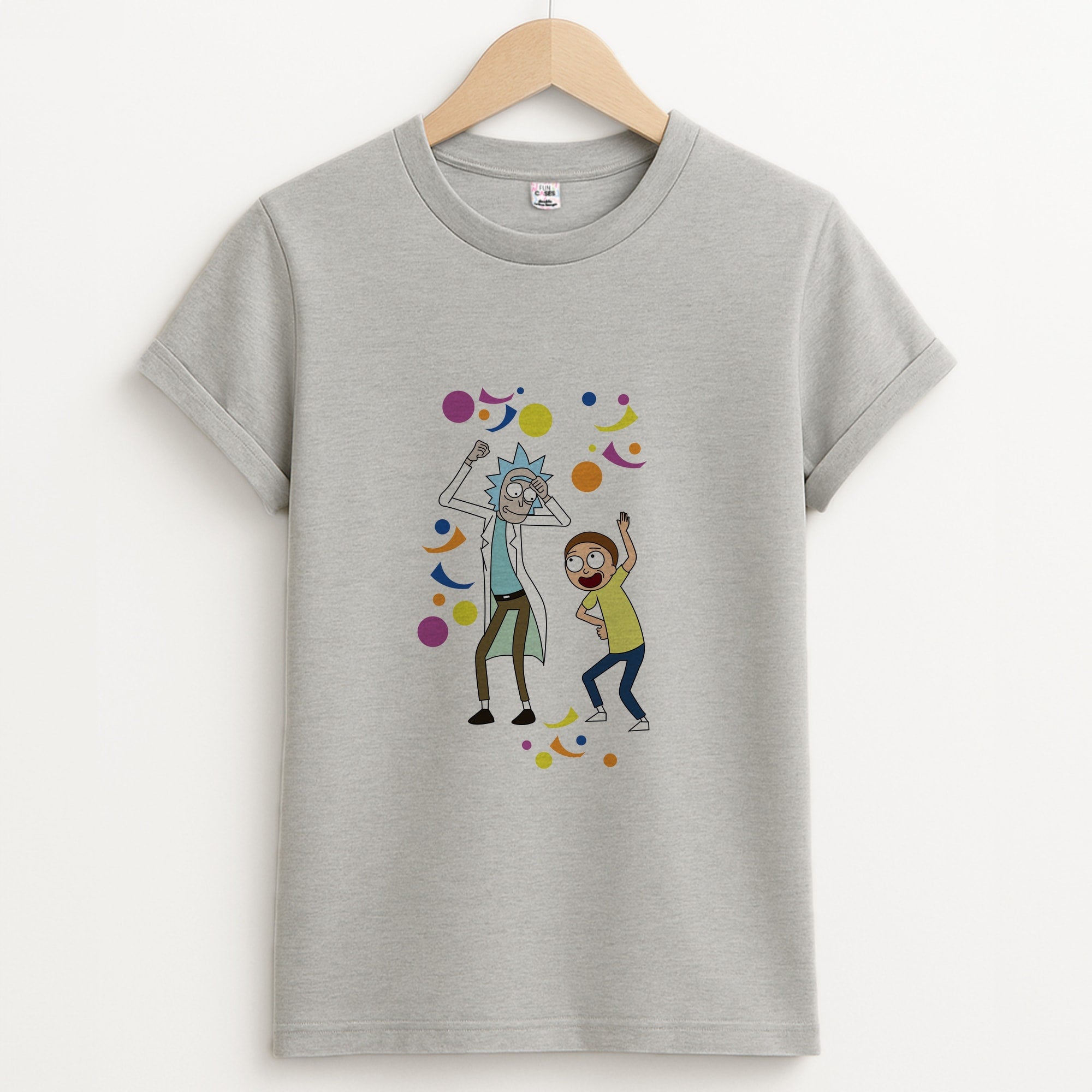 R&M Dancing Unisex Grey T-Shirt
