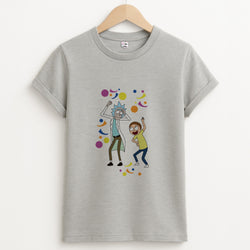 R&M Dancing Unisex Grey T-Shirt