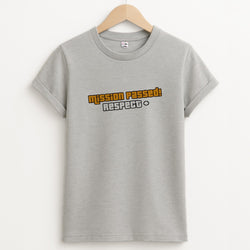 Respect - Video Game Unisex Grey T-Shirt