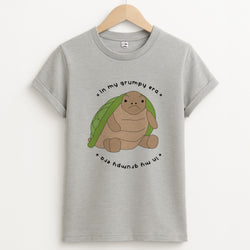 Grumpy Era Turtle Unisex Grey T-Shirt