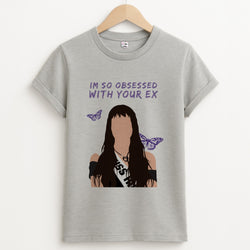 Obsessed With Your Ex Unisex Grey T-Shirt
