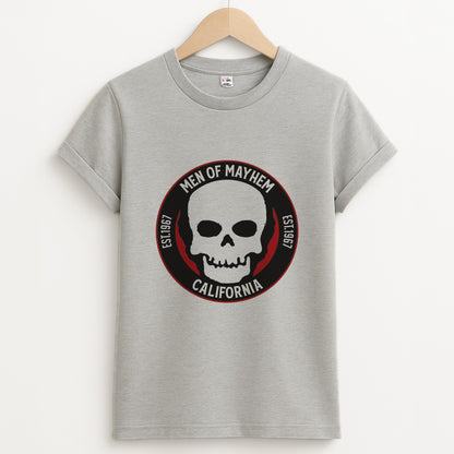 SOA Badge - Sons Of Anarchy Grey Unisex T-Shirt