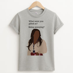 Gifted At Being Annoying Unisex Grey T-Shirt