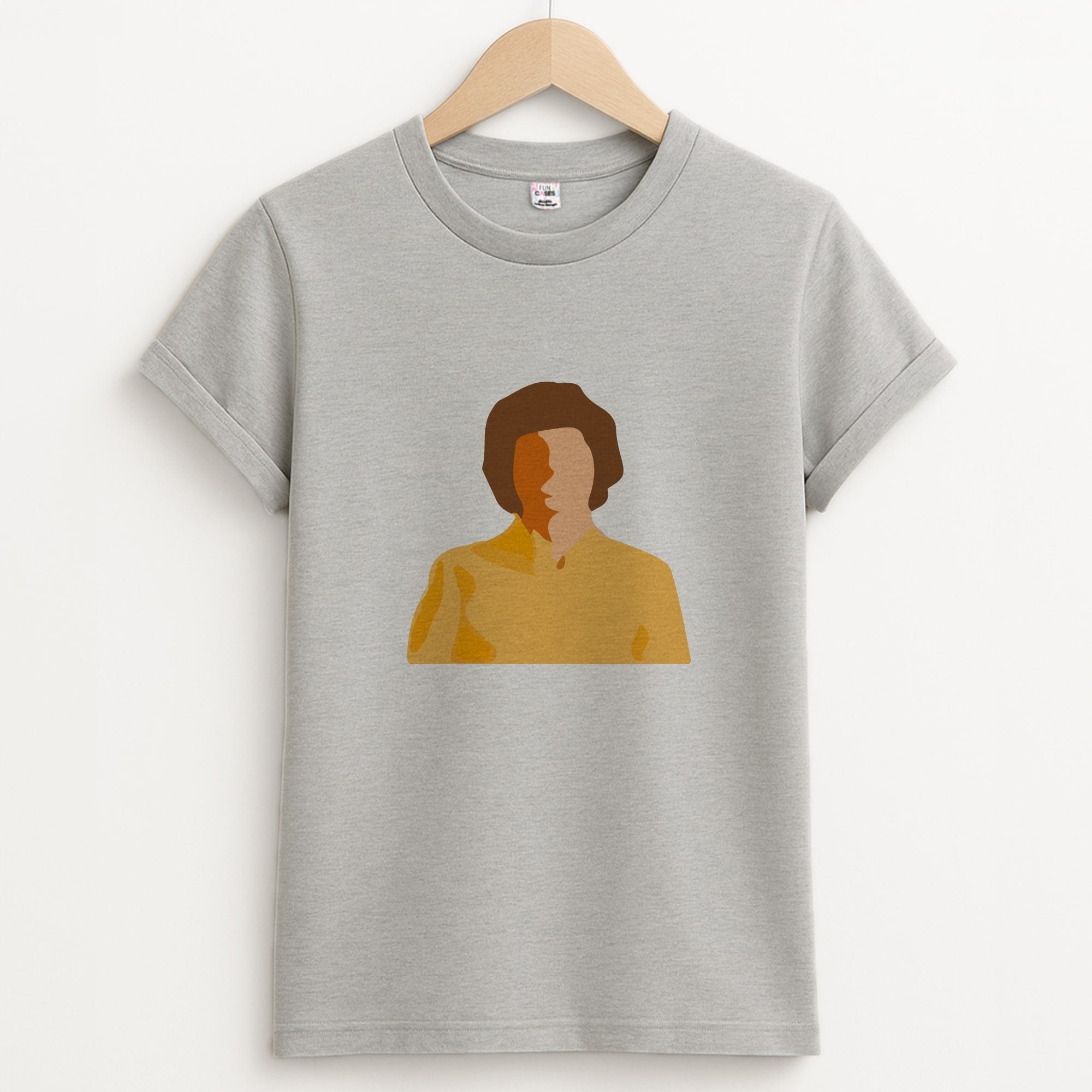 Faceless Mike - Stranger Things Unisex Grey T-Shirt