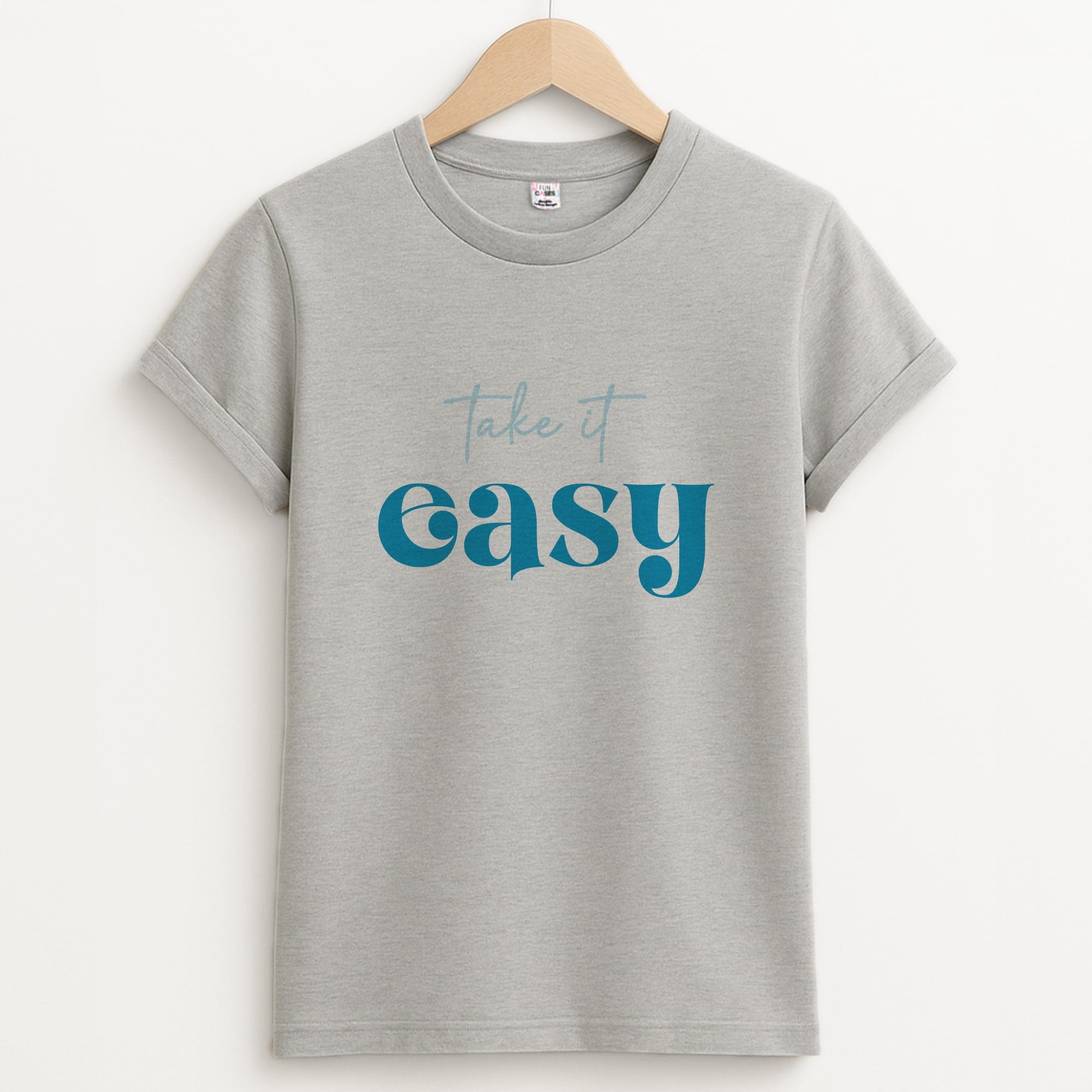 Take It Easy  Unisex Grey T-Shirt