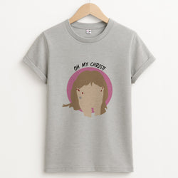Oh My Christ! Unisex Grey T-Shirt