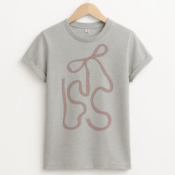 Pink Ribbon Unisex Grey T-Shirt
