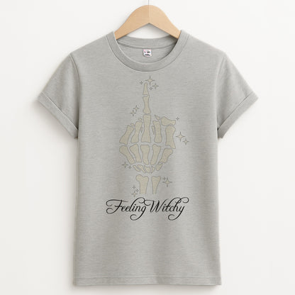 Feeling Witchy Unisex Grey T-Shirt