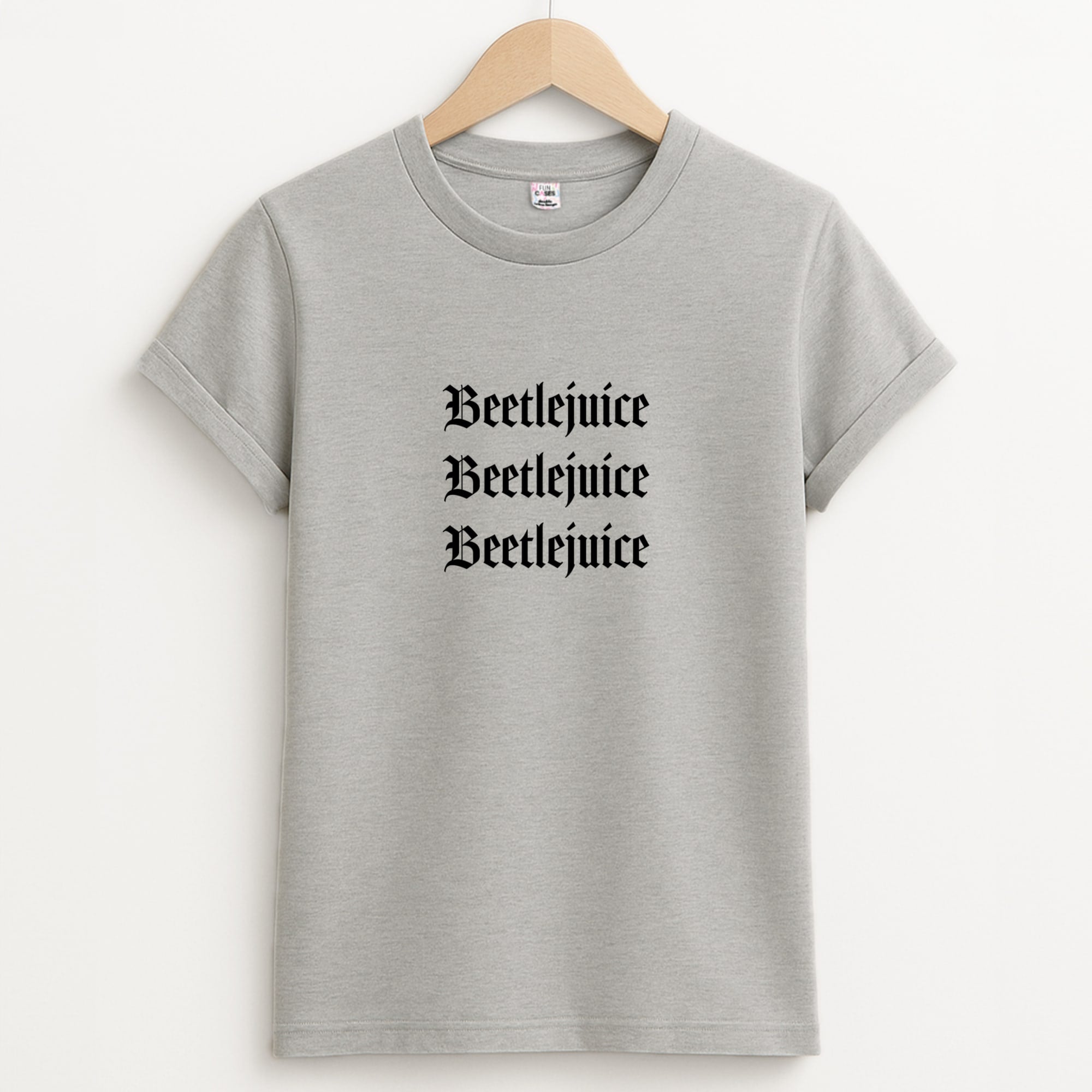 Beetle Halloween Unisex Grey T-Shirt