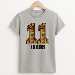 Eleven - Personalised Stranger Unisex Grey T-Shirt