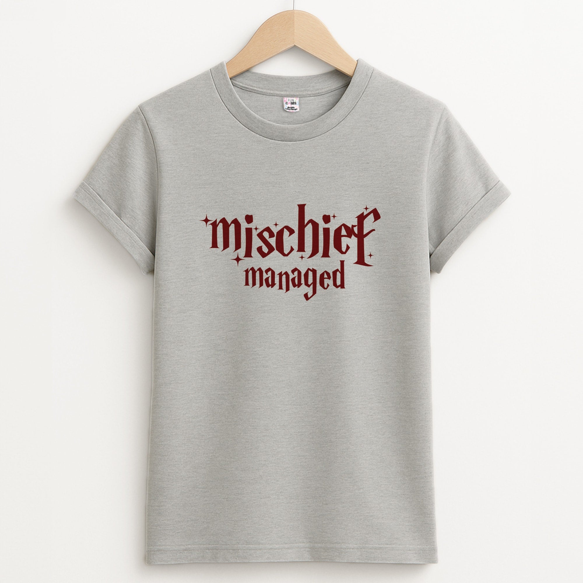 Mischief Unisex Grey T-Shirt