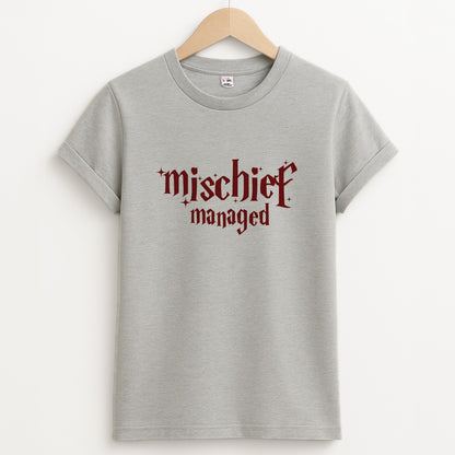 Mischief Unisex Grey T-Shirt