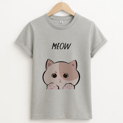 Pale Cat - Cats Unisex Grey T-Shirt