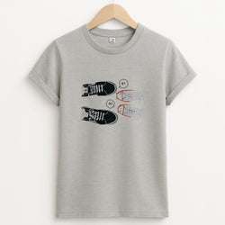 Hi - Heart TV Unisex Grey T-Shirt