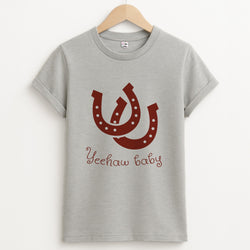 Yee-Haw Baby  Unisex Grey T-Shirt