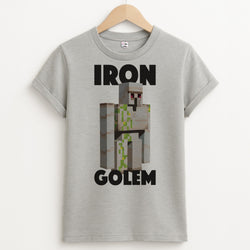 Iron Golem Unisex Grey T-Shirt